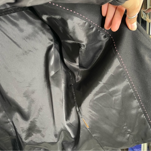 Alice + Olivia XS Black Blazer with Leather Accents - Picture 8 of 11